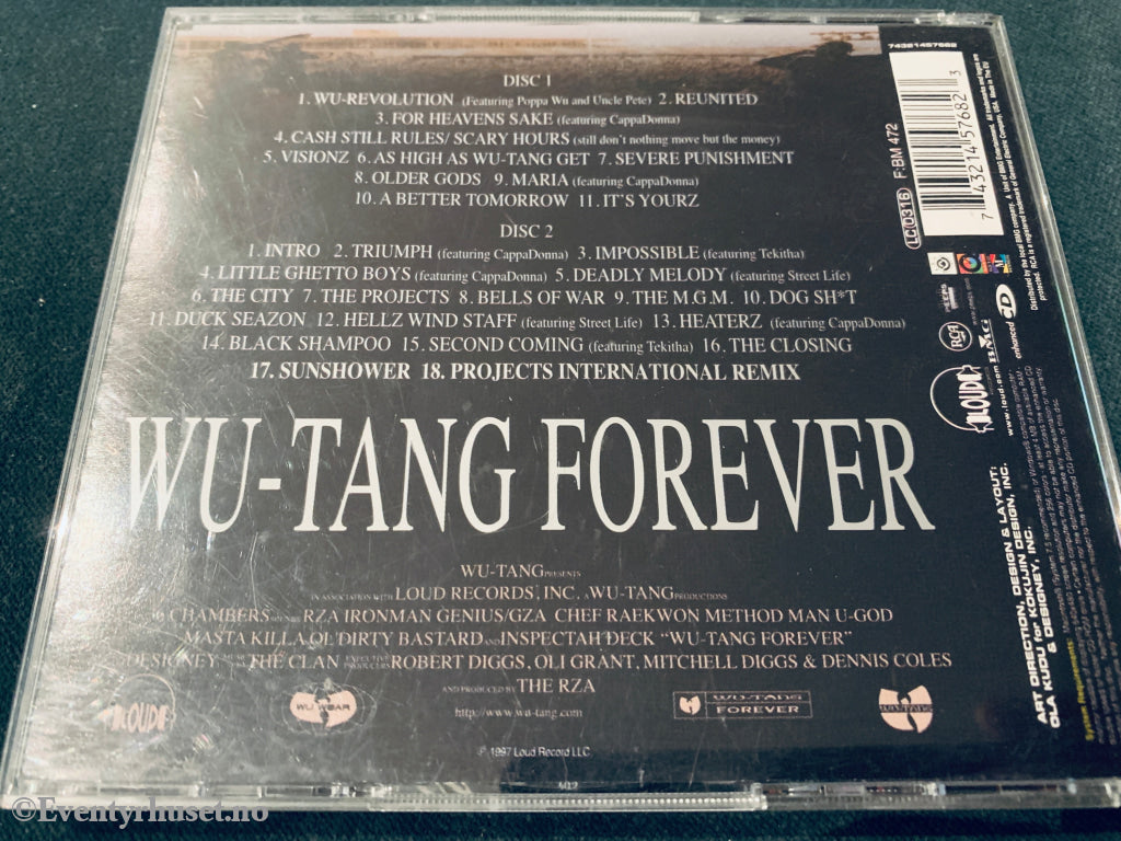 Wu-Tang Clan – Wu-Tang Forever. 1999. CD.