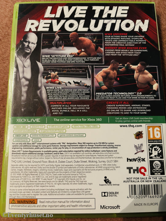 WWE '13. Xbox 360.