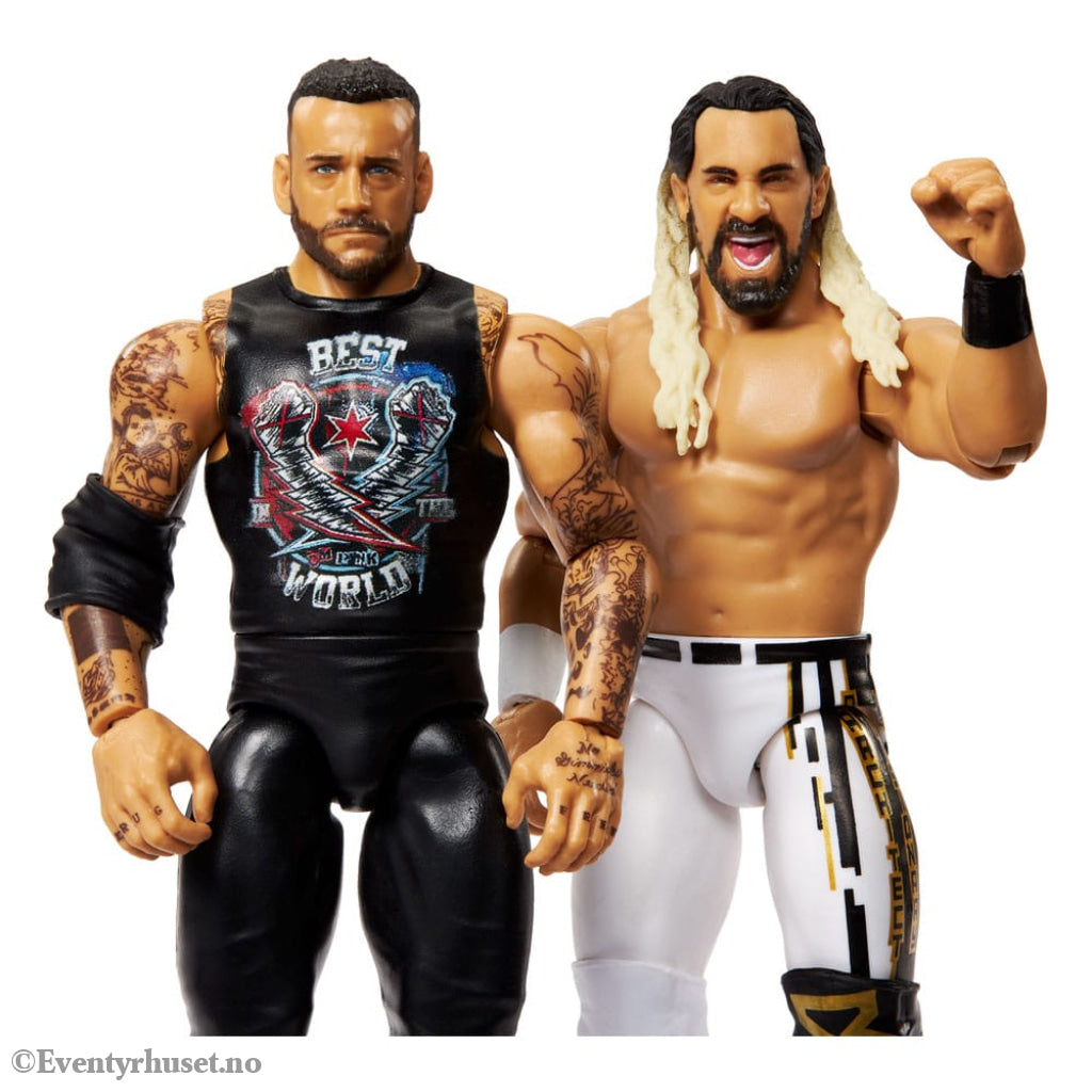 WWE Main Event Showdown Action Figures CM Punk vs Seth ’Freakin’ Rollins 2-Pack 15 cm Toys