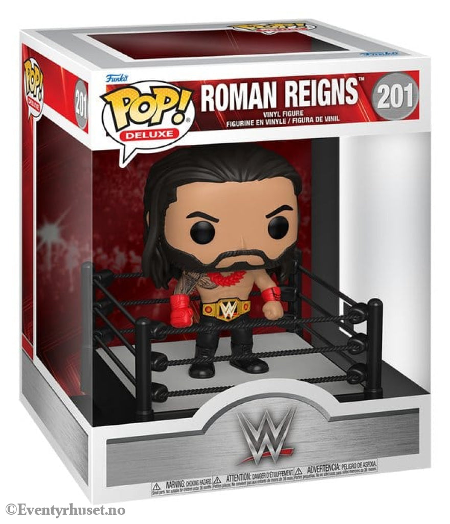 WWE POP! Deluxe Vinyl Figure Roman Reigns in Ring 9 cm Collectibles