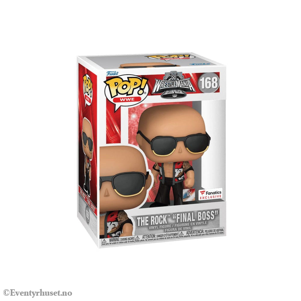 WWE POP! Vinyl Figure The Rock- Final Boss (WrestleMania 40) 9 cm Collectibles