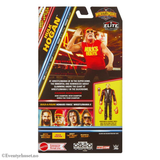 WWE WrestleMania Elite Collection Action Figure Hulk Hogan 15 cm. Mint In Sealed Box (MISB)! Actionfigur