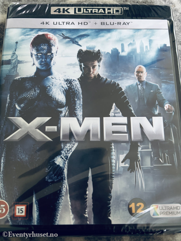 X-Men. 2000. 4K Ultra HD + Blu-ray. Ny i plast!