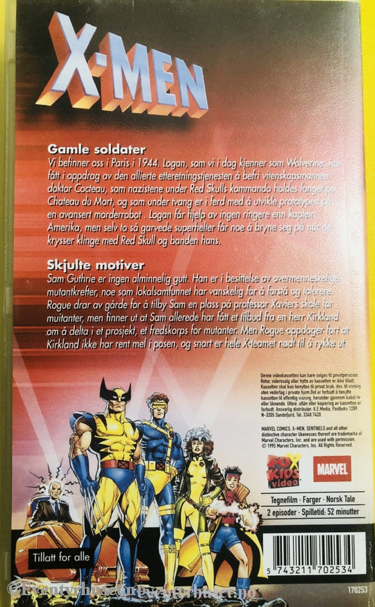 X-Men 4. Vhs. Vhs