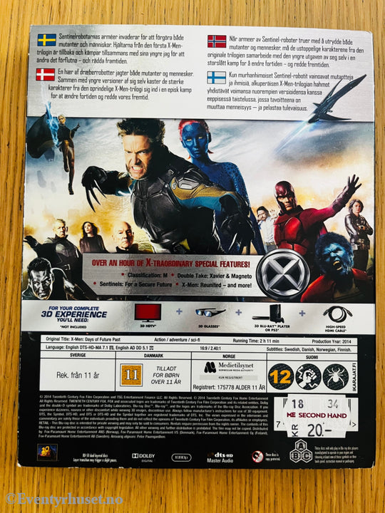 X-Men: Days of Future Past (2014) . Blu-ray 3D.