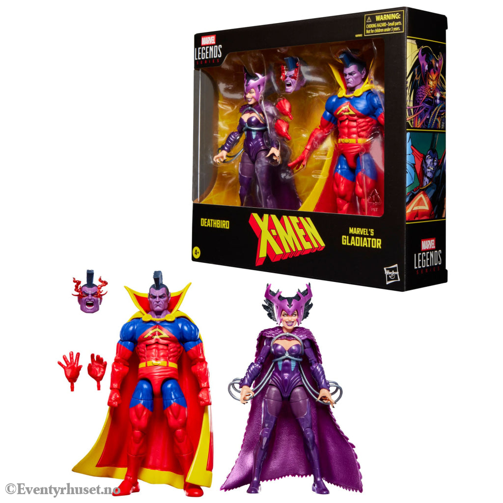 X-Men Marvel Legends Action Figure 2-Pack Deathbird & Marvel’s Gladiator 15 cm. Mint In Sealed Box (MISB)! Actionfigur