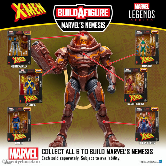 X-Men Marvel Legends Action Figure Fabian Cortez (BAF: Marvel’s Nemesis) 15 cm. Mint In Sealed Box (MISB)! Actionfigur