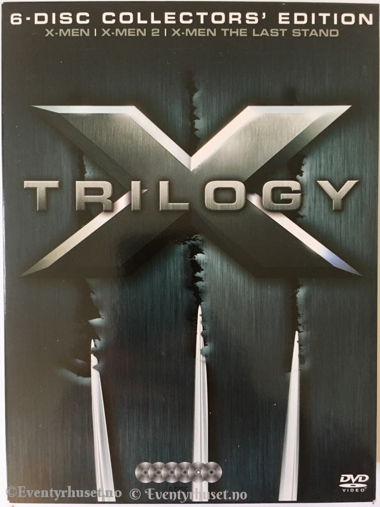 X Trilogy. 6-disc Collectors’ Edition. X-Men, X-Men 2, X-Men The Last ...