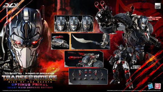 Transformers: Rise of the Beasts DLX Action Figure Optimus Primal (Beast Wars Universe Edition) 29 cm