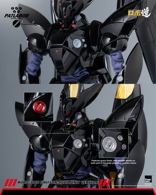 Mobile Police Patlabor Robo-Dou Action Figure 1/35 Griffon Aqua Unit Version 25 cm