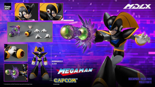 Mega Man MDLX Action Figure Rockman / Mega Man Forte 10 cm