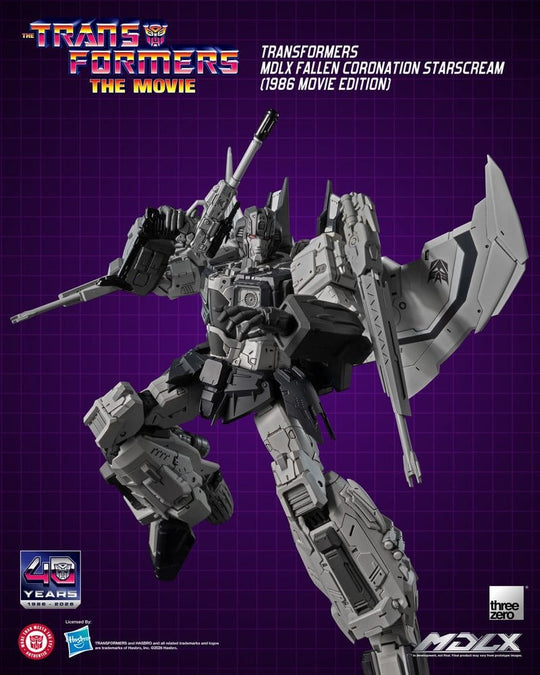 Transformers MDLX Action Figure Fallen Coronation Starscream (1986 Movie Edition) 20 cm