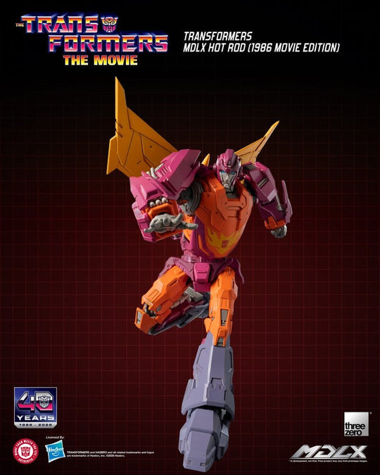 Transformers MDLX Action Figure Hot Rod (1986 Movie Edition) 18 cm
