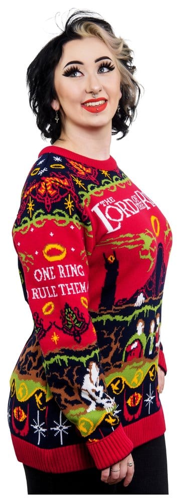 Lord Of The Rings Christmas Sweater One Sweater To Rule Them All Size XXXL