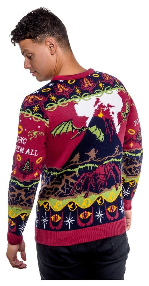 Lord Of The Rings Christmas Sweater One Sweater To Rule Them All Size XXL