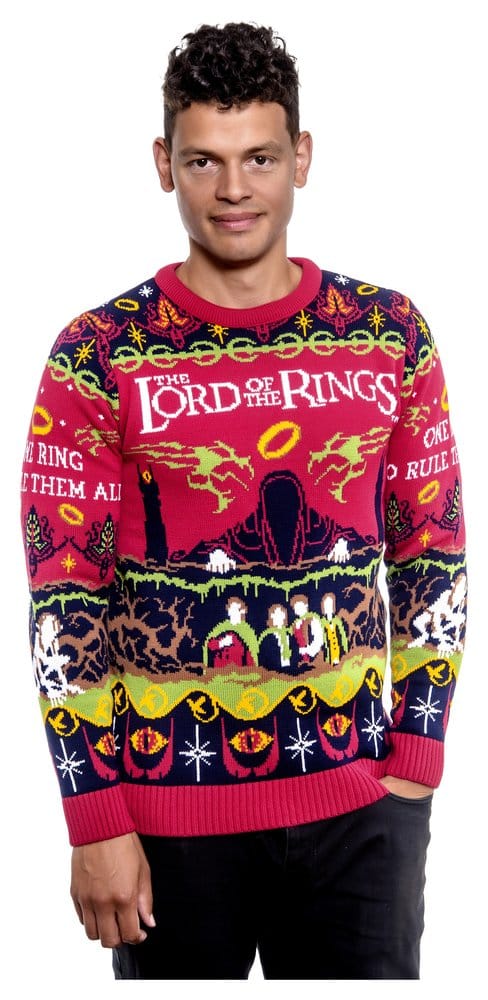 Lord Of The Rings Christmas Sweater One Sweater To Rule Them All Size XXL