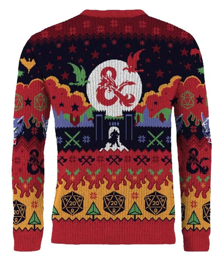 Dungeons & Dragons Christmas Sweater Size M