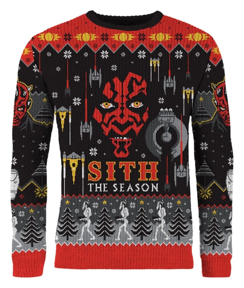 Star Wars Christmas Sweater Sith Size S