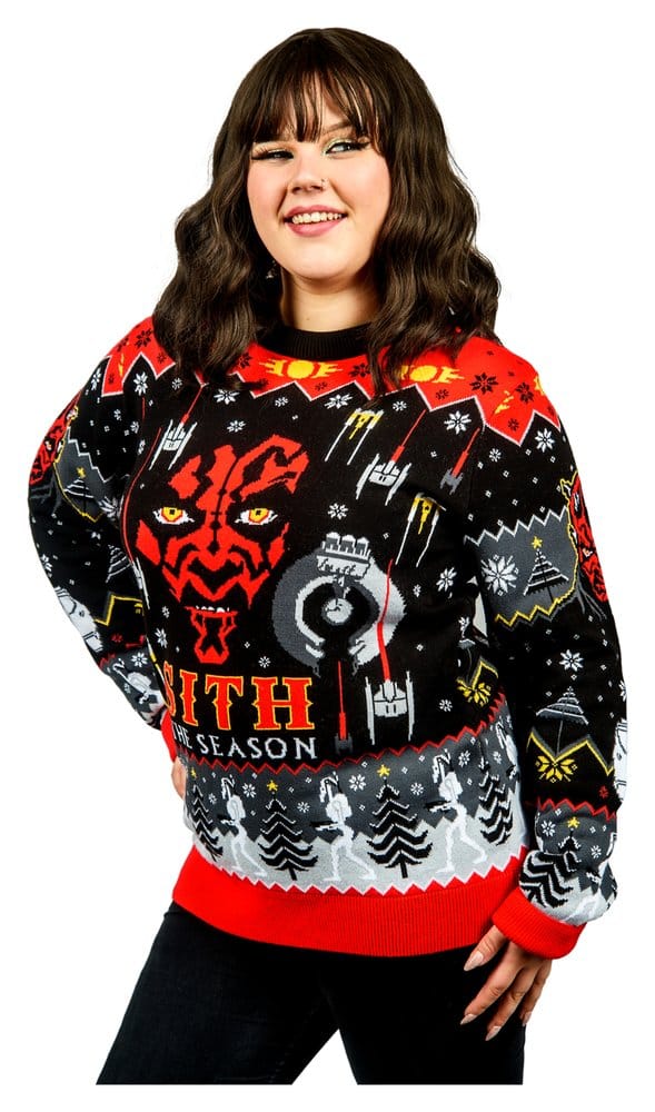 Star Wars Christmas Sweater Sith Size XXXL