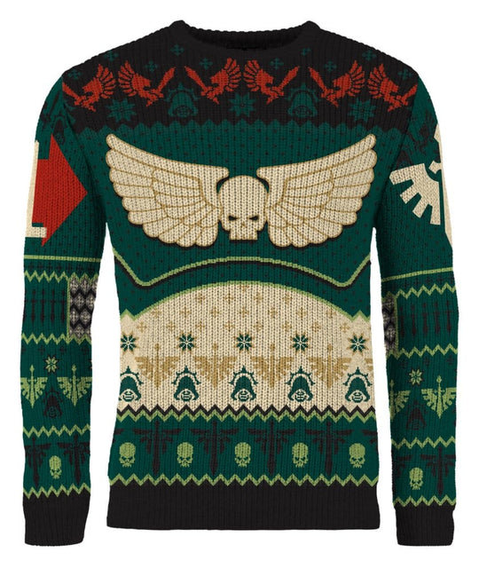 Warhammer 40,000 Christmas Sweater Dark Angels Size XXXL