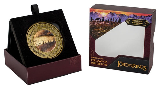 Lord of the Rings Coin with Display Stand The Fellowship