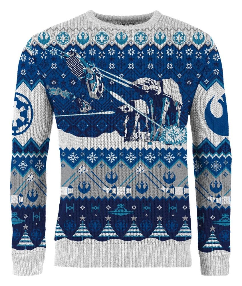 Star Wars Christmas Sweater AT-AT Assault Size S