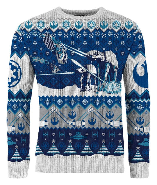 Star Wars Christmas Sweater AT-AT Assault Size S