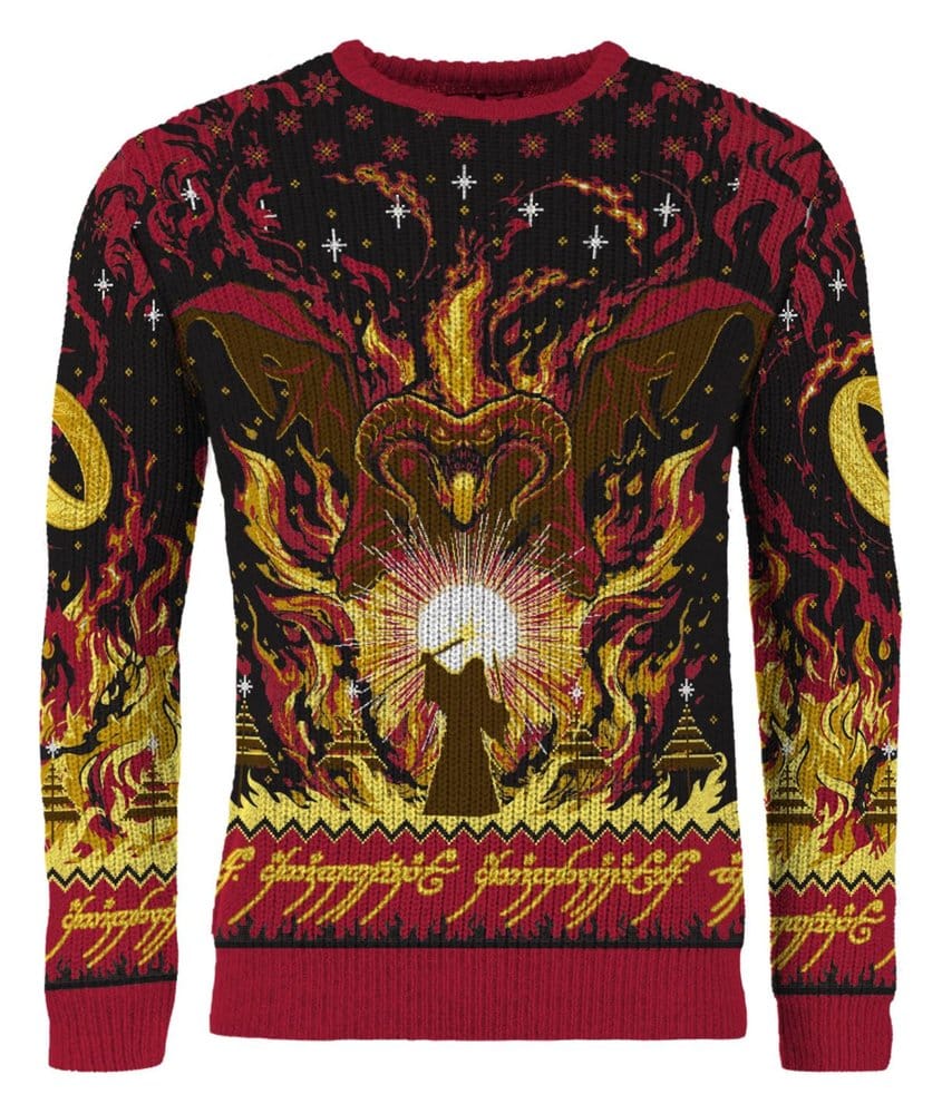 Lord of the Rings Christmas Sweater Balrog Size S