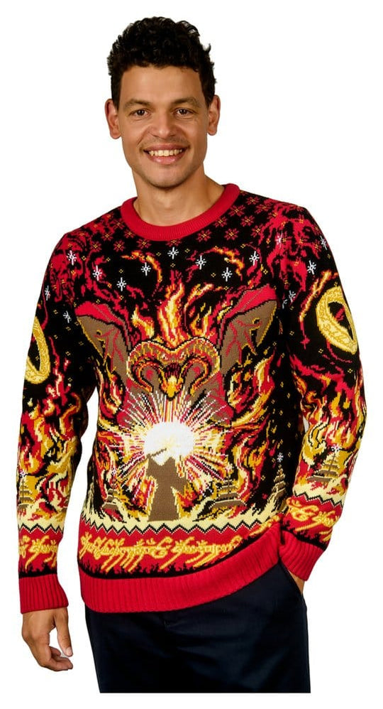 Lord of the Rings Christmas Sweater Balrog Size XXXL