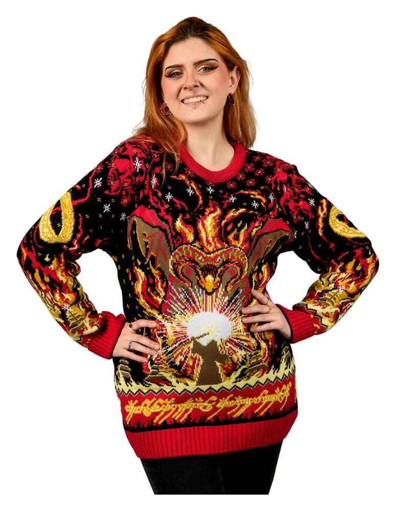 Lord of the Rings Christmas Sweater Balrog Size XXXL