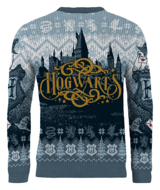 Harry Potter Christmas Sweater Hogwarts Size L