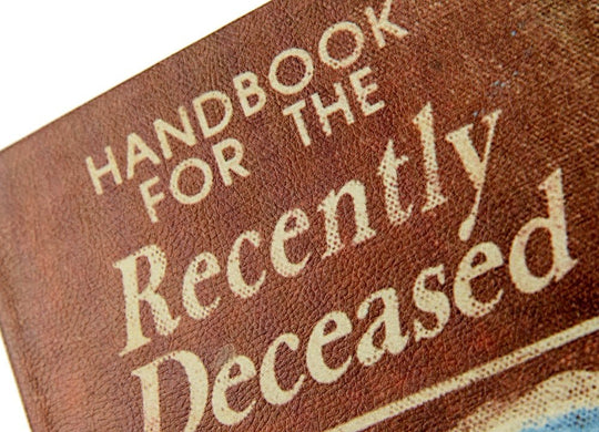 Beetlejuice Replica Box Handbook for the Recently Deceased