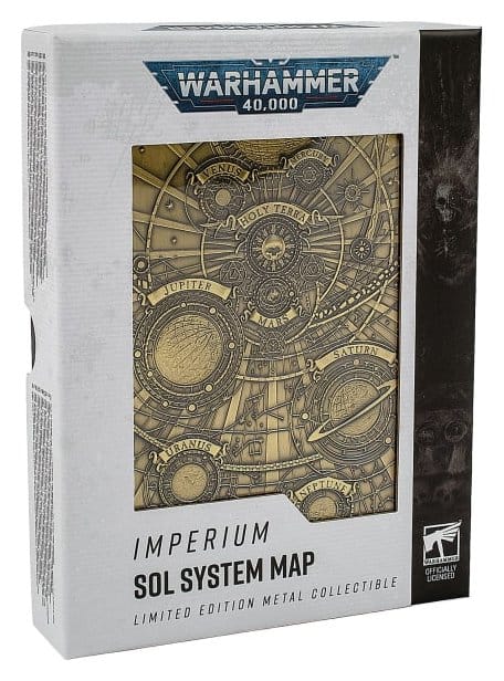 Warhammer 40,000 Metal Map Sol System