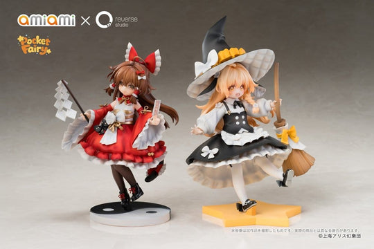 Touhou Project Reverse Palm Spirit PVC Figures 2-Pack Reimu Hakurei & Marisa Kirisame
