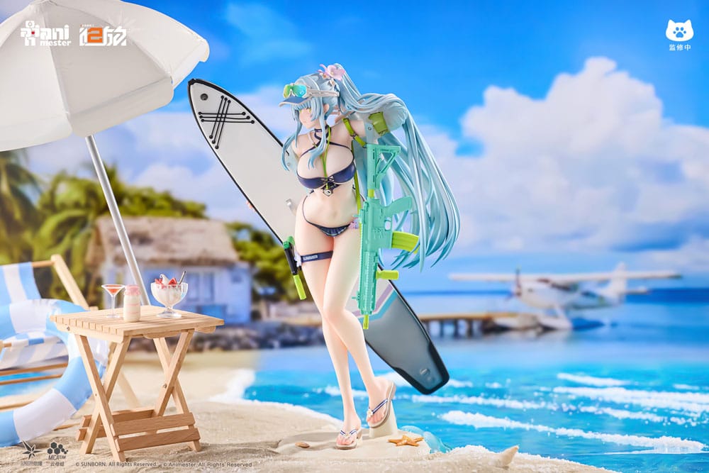 Girls' Frontline 2: Exilium Statue 1/7 HK416 Cerulean Breaker 24 cm