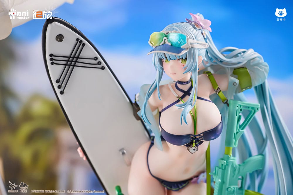 Girls' Frontline 2: Exilium Statue 1/7 HK416 Cerulean Breaker 24 cm
