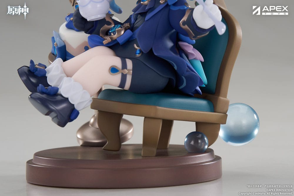 Genshin Impact PVC Statue Furina Amai Gogo no Sanbika Chibi Chara Ver. 13 cm
