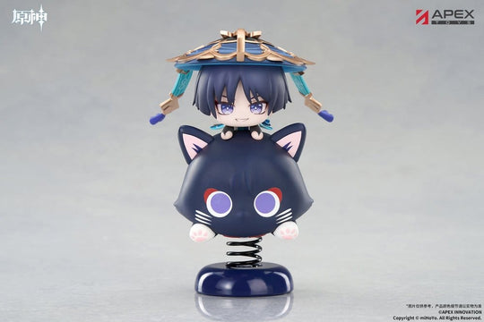 Genshin Impact Chibi Chara Yurayura Stand PVC Figure Wanderer 11 cm