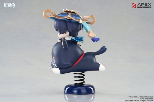 Genshin Impact Chibi Chara Yurayura Stand PVC Figure Wanderer 11 cm