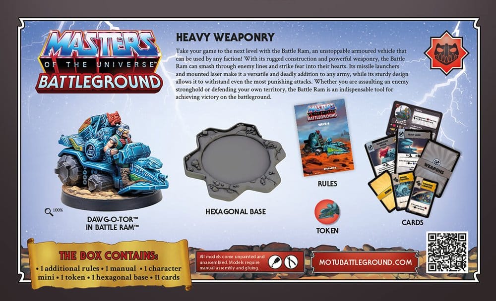 Masters of the Universe: Battleground Miniatures Game Wave 6: Fighting Foe Men Faction *Italian Version*
