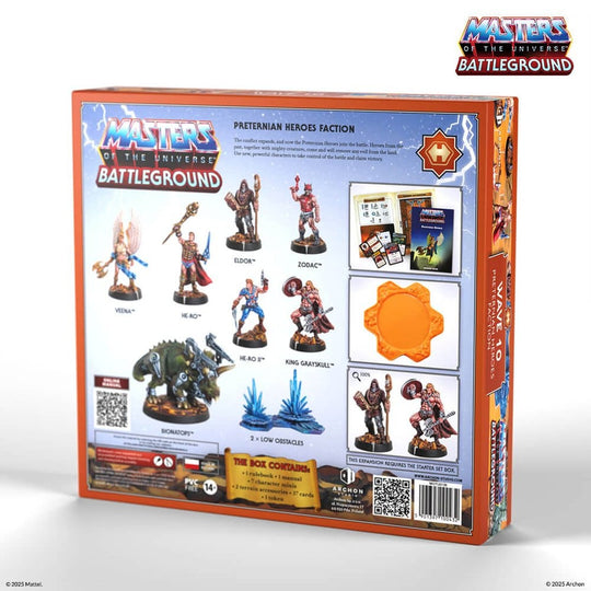 Masters of the Universe: Battleground Miniatures Game Wave 10: Preternian Heroes Faction *Italian Version*