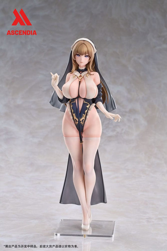 Original Character PU Statues 2-Pack 1/6 Lily Nun & Emily Nurse Illustration by Chowbie 26 cm