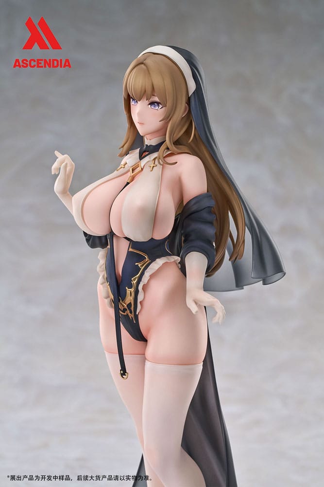 Original Character PU Statues 2-Pack 1/6 Lily Nun & Emily Nurse Illustration by Chowbie 26 cm