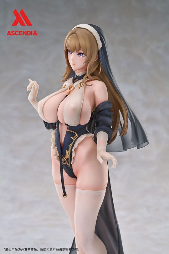 Original Character PU Statues 2-Pack 1/6 Lily Nun & Emily Nurse Illustration by Chowbie 26 cm