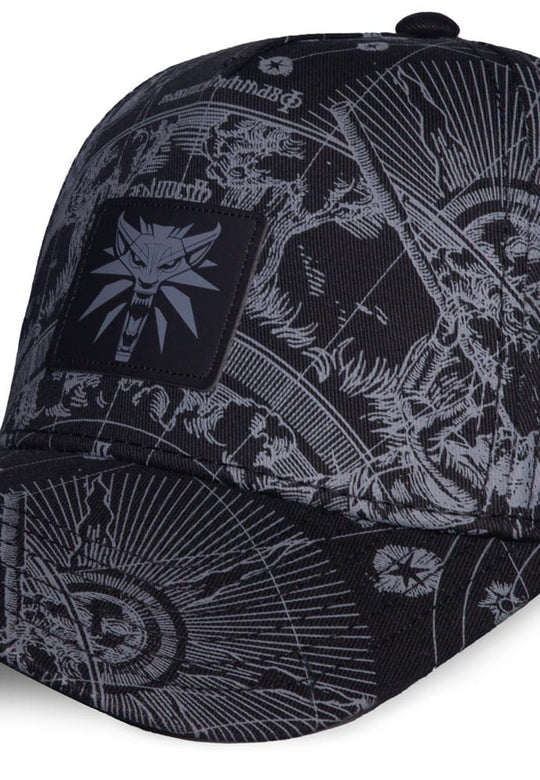 The Witcher Baseball Logo Black