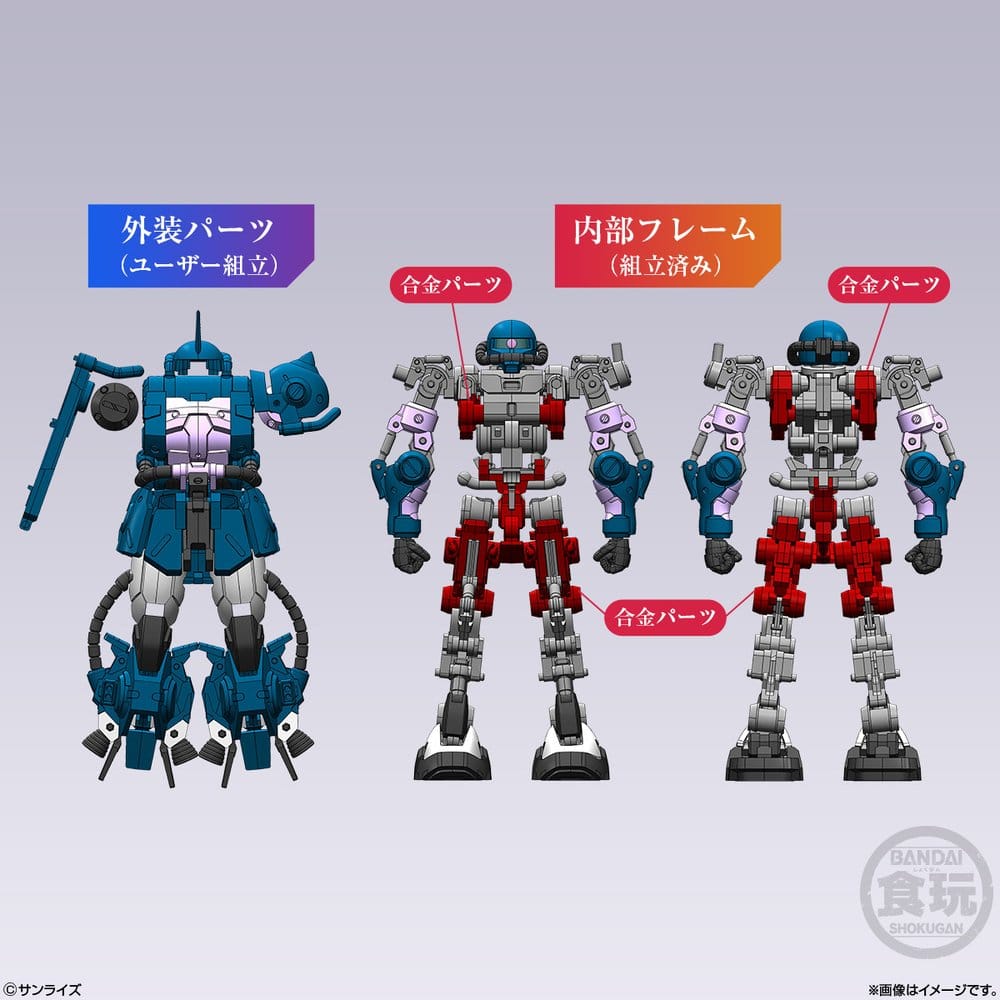 Gundam Model Kit Artifact Pro Zaku II High Mobility Type 10 cm