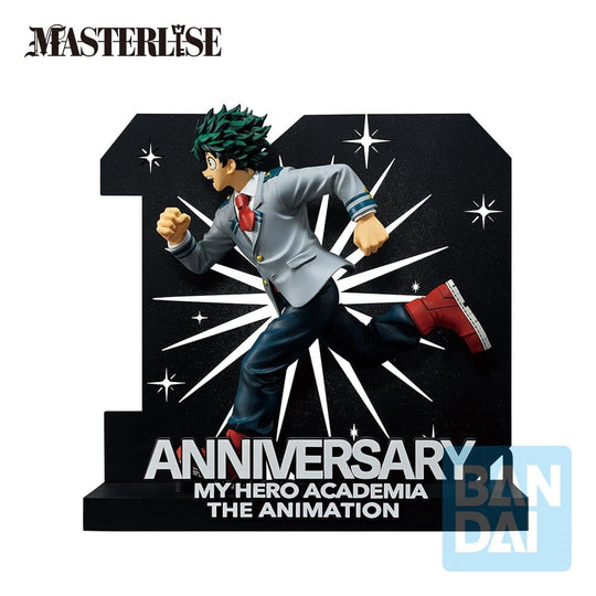 My Hero Academia Ichibansho Masterlise PVC Figure Izuku Midoriya -10th Anniversary- 21 cm