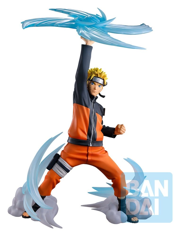 Naruto Shippuden Hidan Kakuzu Arc Ichibansho Masterlise PVC Figure Naruto Uzumaki Wind Style: Rasen Shuriken 25 cm