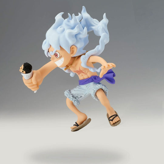 One Piece Mega WCF PVC Statue Monkey D. Luffy vs Borsalino 13 cm
