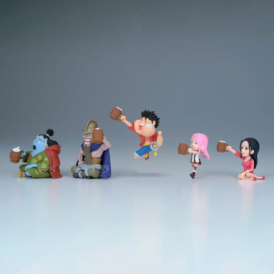 One Piece World Collectable Figure Mini Figures 7 cm Banquet 1 Blind Box Display (12)